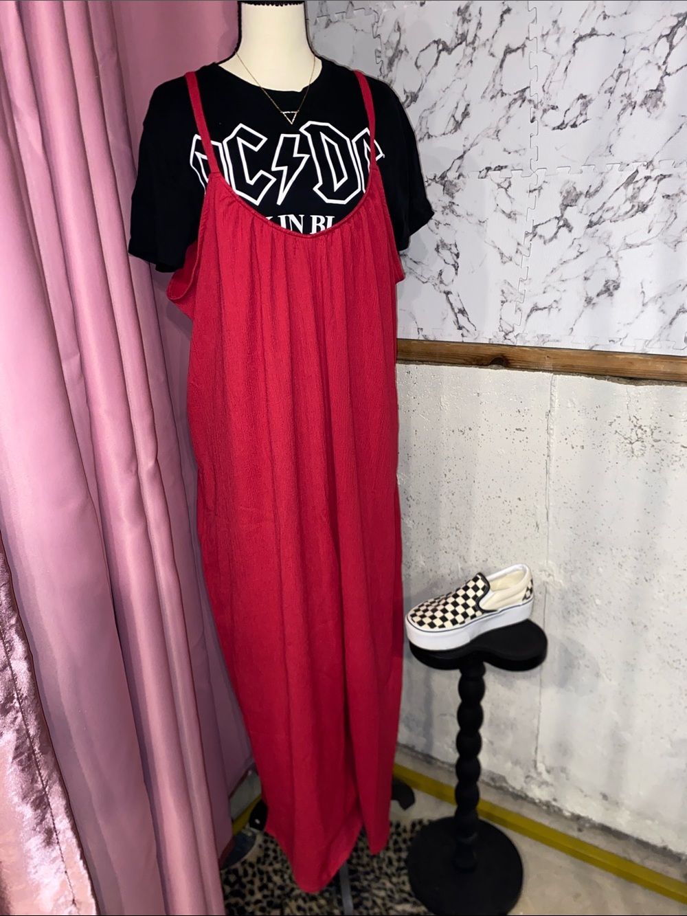 Maurices Wide Legged Cropped Jumpsuit
